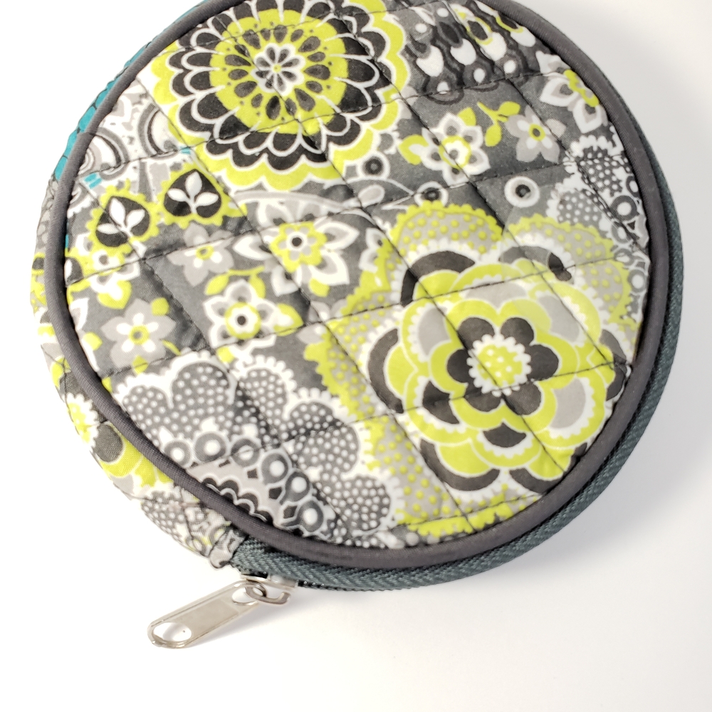 Floral Quilted Zippered Carry Case